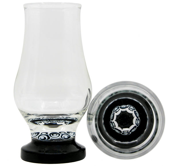B&W Dot Stack Sippers (Pair)