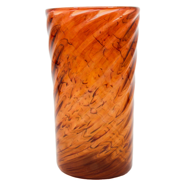 Red Soft Glass 2Ba Twisted Tall Boi