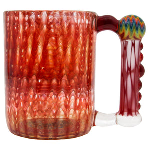 Red Rainbow Wig Wag Wrap & Rake Mug