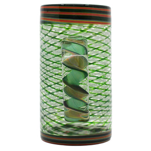 Experimental Green Retti Opal Spiral Mug
