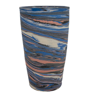 Blue Psychedelic Ceramic Pint