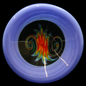 Purple Dichro Exp. Green Rainbow Mini Goblet